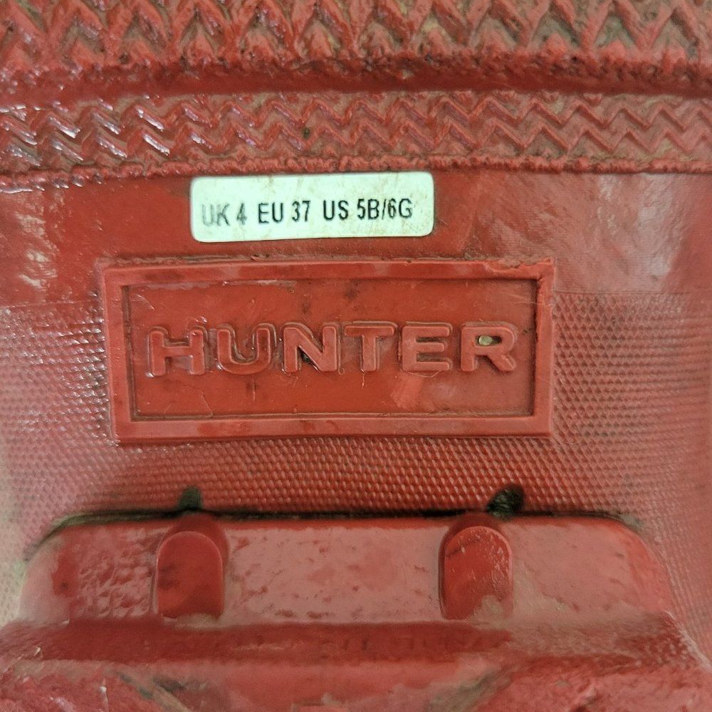Hunter boots size 5B/6G /37 EUR - Picture 11 of 11